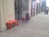 Shopfront Bench in front of Gasoline Alley Coffee