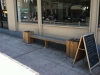 Shopfront Bench in front of Kos Kaffe